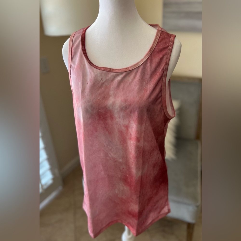 Men’s NWOT Pink Tie-Dye Tank Top
